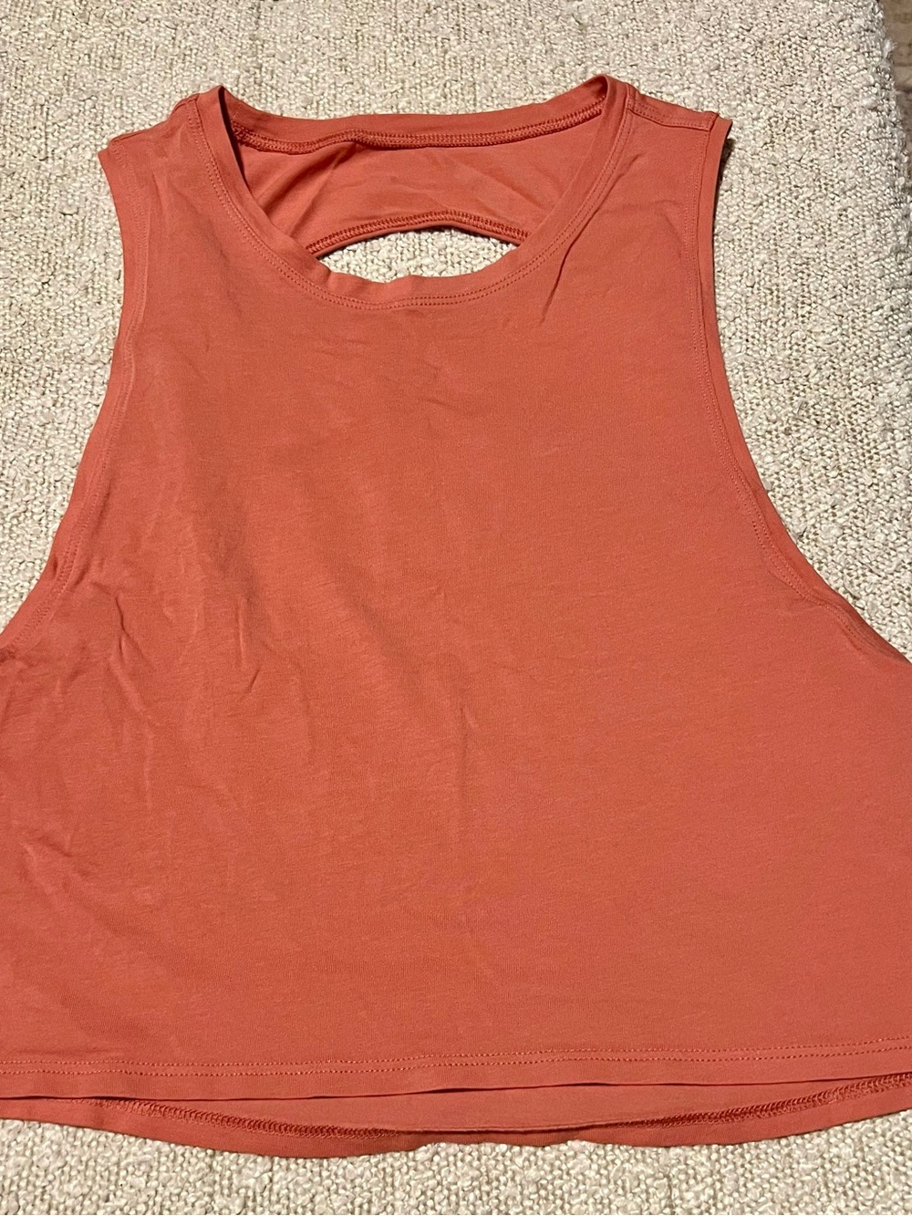 lululemon coral Tank Top
